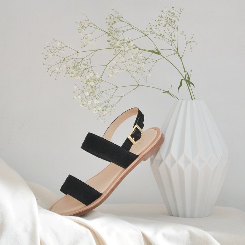 【sample sale】凉鞋 N01黑 - 男女凉鞋 - 真皮 黑色