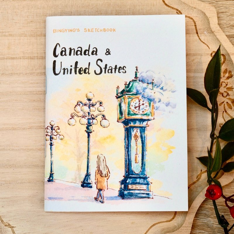 冰莹旅行手帐 - 加拿大+美国【迷你复刻画集】 - 刊物/书籍 - 纸 
