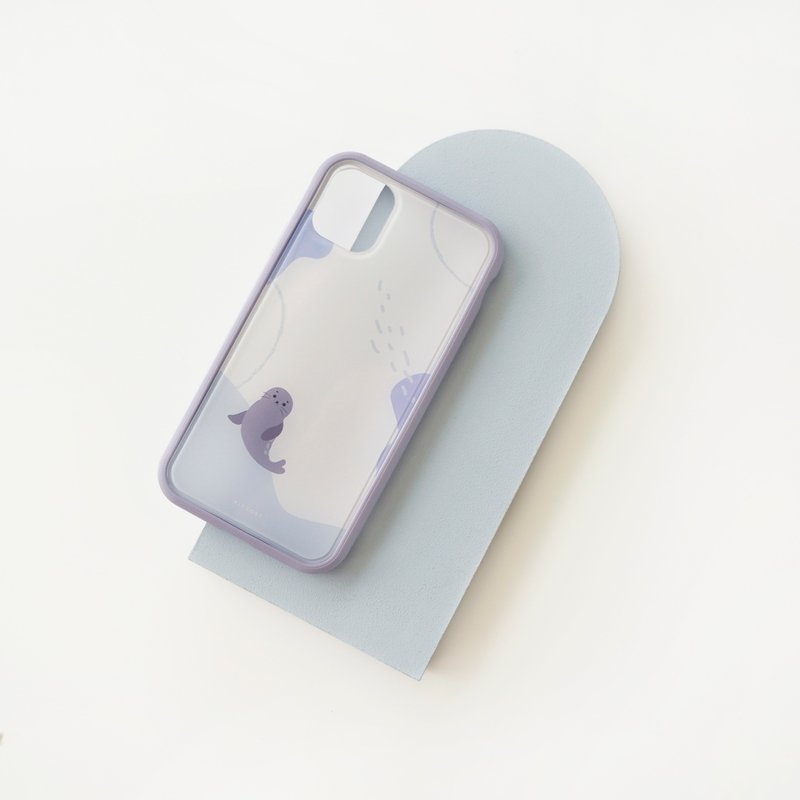 【FITZORY】动物园疗愈系色块 海豹 | iPhone壳 - 手机壳/手机套 - 塑料 白色