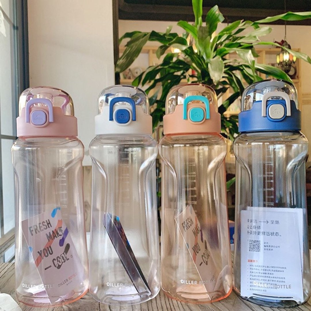 【Diller】DB-008-800 美国tritan安全材质 随行直饮杯800ml 四色 - 水瓶/水壶 - 其他材质 