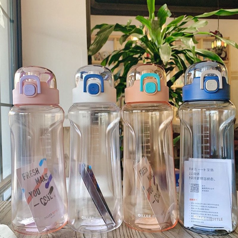 【Diller】DB-008-800 美国tritan安全材质 随行直饮杯800ml 四色 - 水瓶/水壶 - 其他材质 
