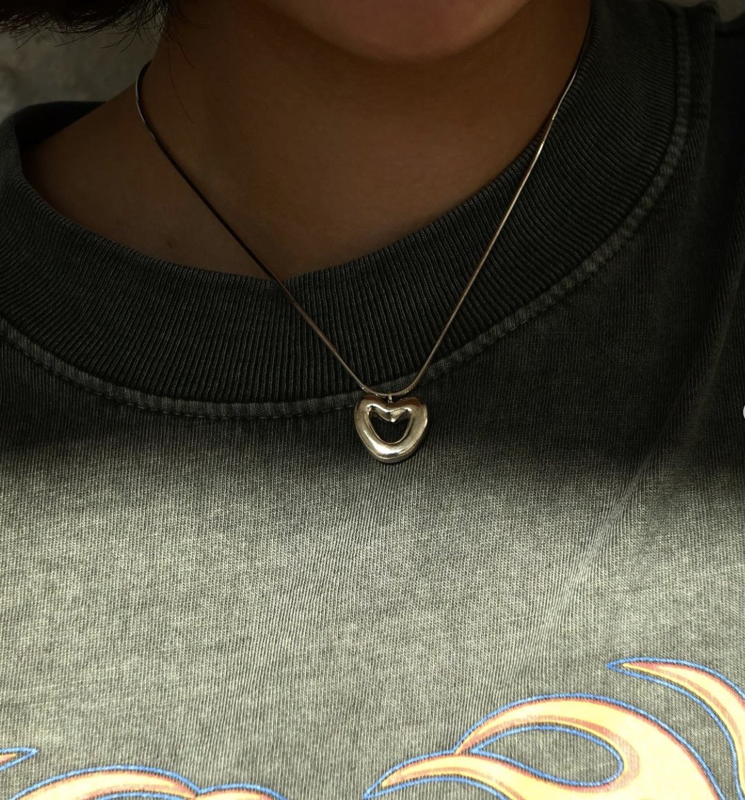 oHEARTo necklace - 项链 - 银 