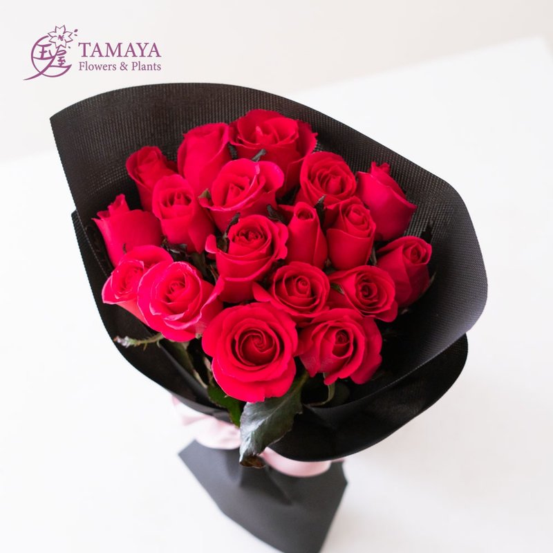 艳恋 18朵 - 植栽/盆栽 - 植物．花 红色