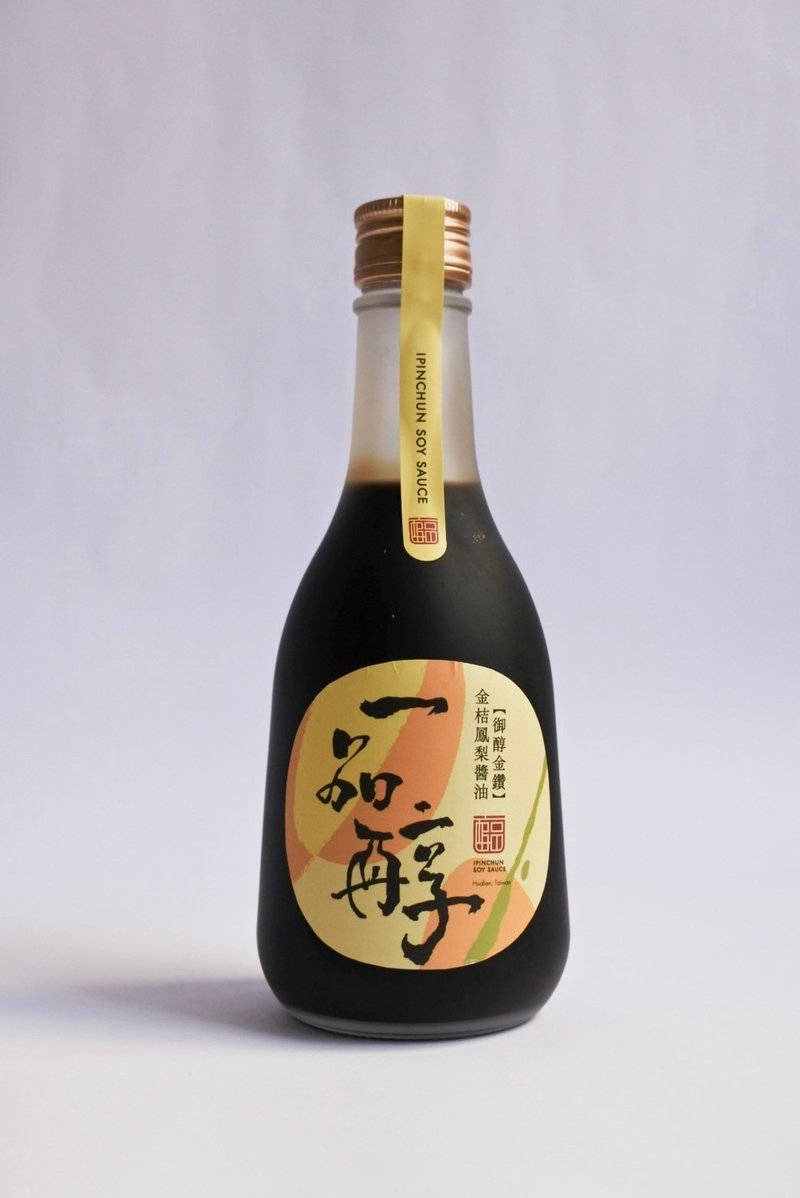 一品醇御醇金钻酱油(金桔凤梨) - 酱料/调味料 - 玻璃 黄色