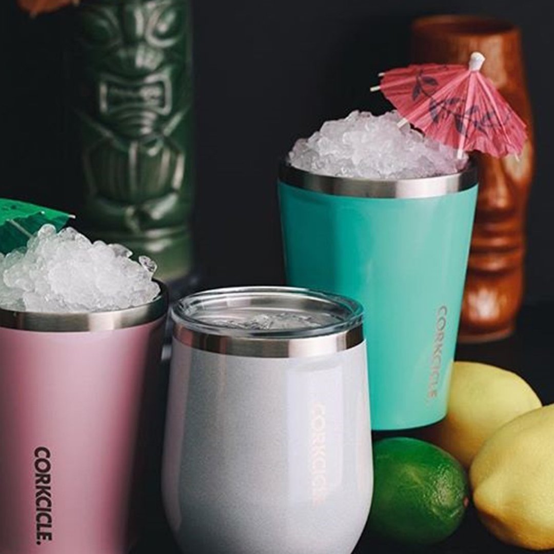 (停产)美国 CORKCICLE 三层真空啜饮杯340ml -银河白 / 金属灰 - 其他杯子 - 不锈钢 白色