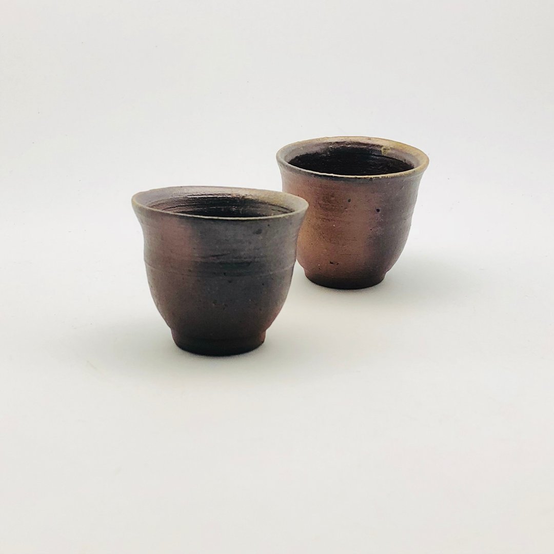 柴烧小茶杯特惠组 - 茶具/茶杯 - 陶 咖啡色