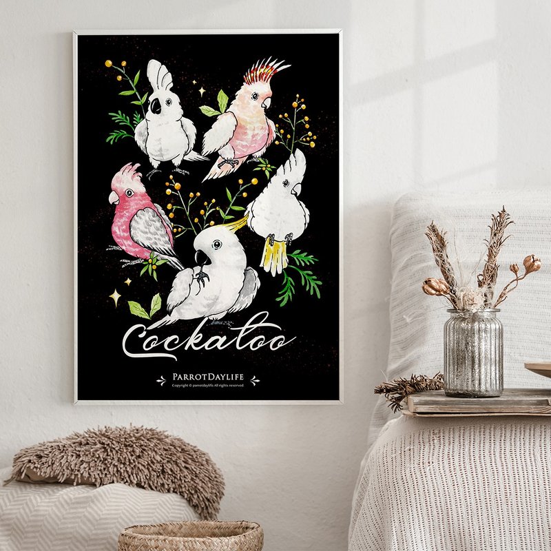 海报 / 巴丹鹦鹉图鉴系列海报 - 海报/装饰画/版画 - 纸 