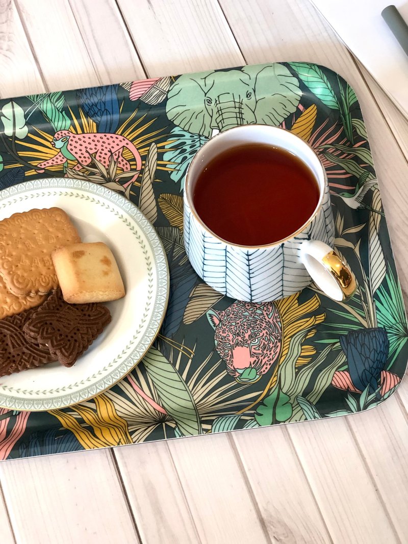 aLoveSupreme 长型美耐皿防水防油万用置物餐盘_冷调铁灰非洲草 - 盘子/餐盘/盘架 - 其他材质 