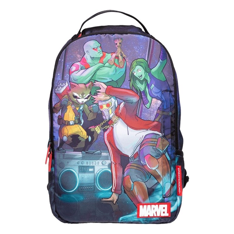 Sprayground DLX联名 Breakdancers 星际异攻队跳街舞 笔电后背包 - 后背包/双肩包 - 防水材质 多色