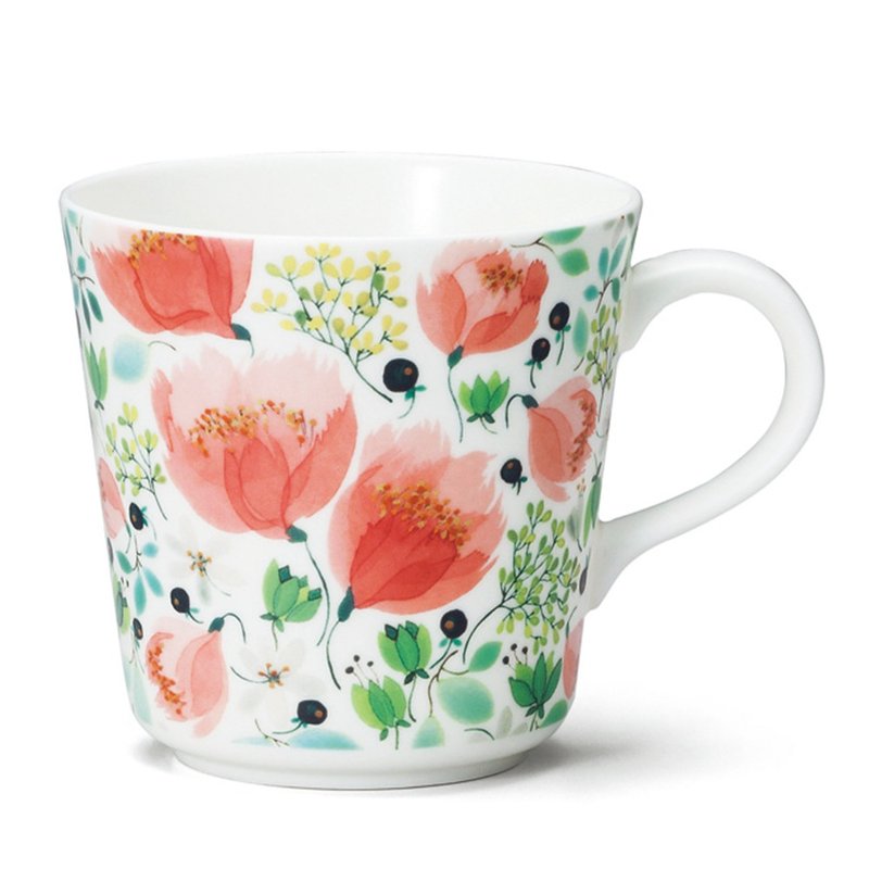 Anna Emilia设计师系列骨瓷马克杯(THANK YOU) - 咖啡杯/马克杯 - 瓷 多色