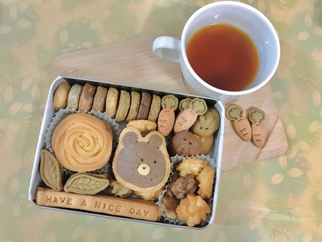 【可刻字&定制】小熊铁盒手工饼干 - 手工饼干 - 其他材质 