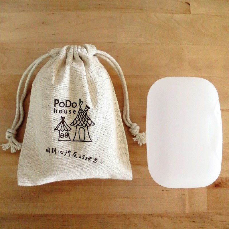 【PoDo波朵】手工皂旅行包-咖啡色（不含手工皂） - 肥皂/手工皂 - 棉．麻 