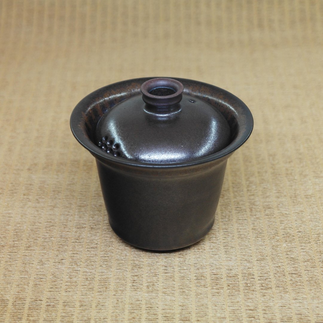 禅风 无光玄棕釉 简约泡茶器 手作陶艺 茶道具 - 茶具/茶杯 - 陶 