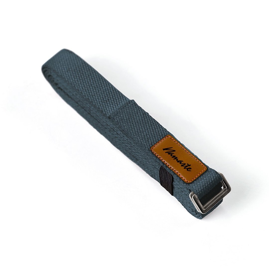 【NAMASTE】Iyengar Yoga Strap 艾扬格瑜珈绳(长300cm) - 铁灰 - 运动/健身用品 - 棉 灰色