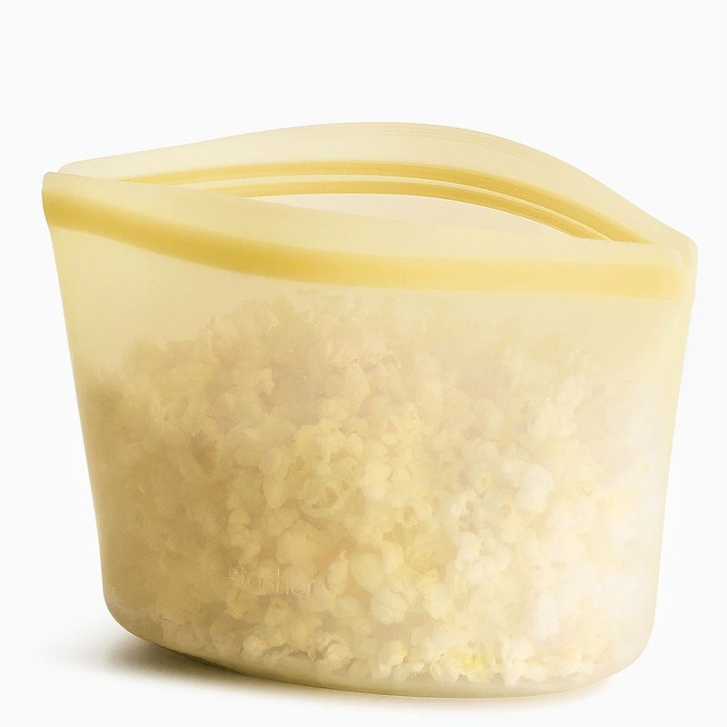 【新品】美国 Stasher 碗形硅胶密封袋-M-黄 - 便当盒/饭盒 - 硅胶 黄色