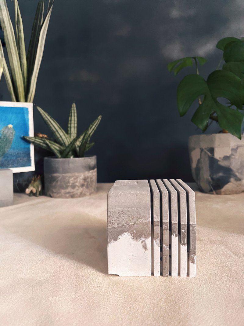 I  侘寂 I 名片座 I 名信片座 I - 名片架/名片座 - 水泥 