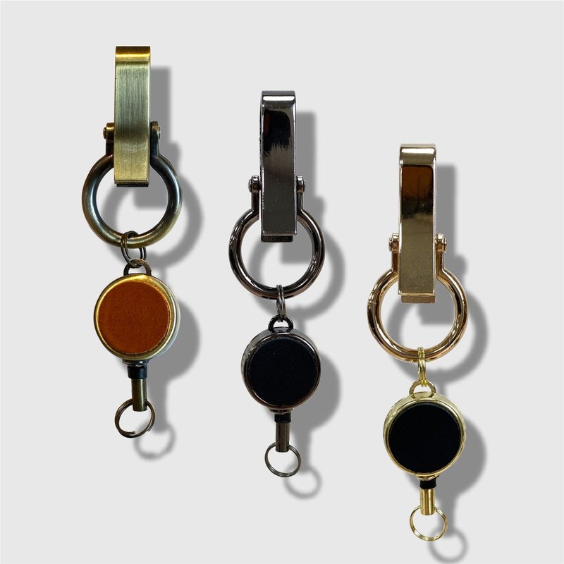 免费定制化 多功能证件套伸缩挂扣 易拉扣 钥匙扣 钥匙圈 / A款 - 钥匙链/钥匙包 - 其他金属 多色