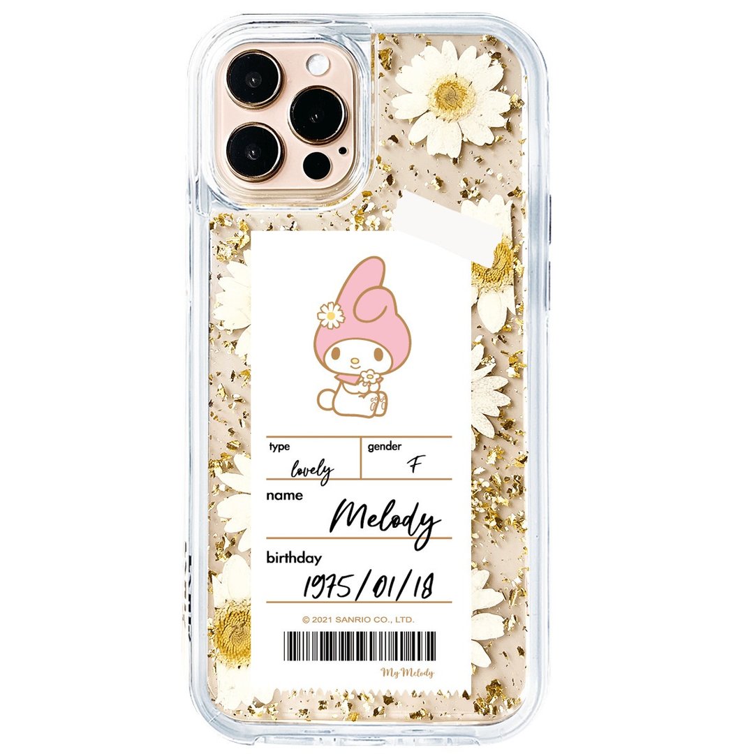 雏菊美乐蒂手机壳 Melody iphone 14 13 12 Pro Max 正版防摔壳 - 手机壳/手机套 - 环保材料 黄色