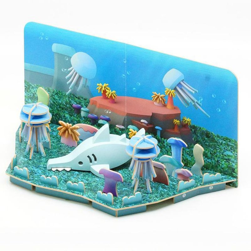 Halftoys Ocean 锯齿鲨 STEAM教育玩具 - 摆饰 - 塑料 灰色