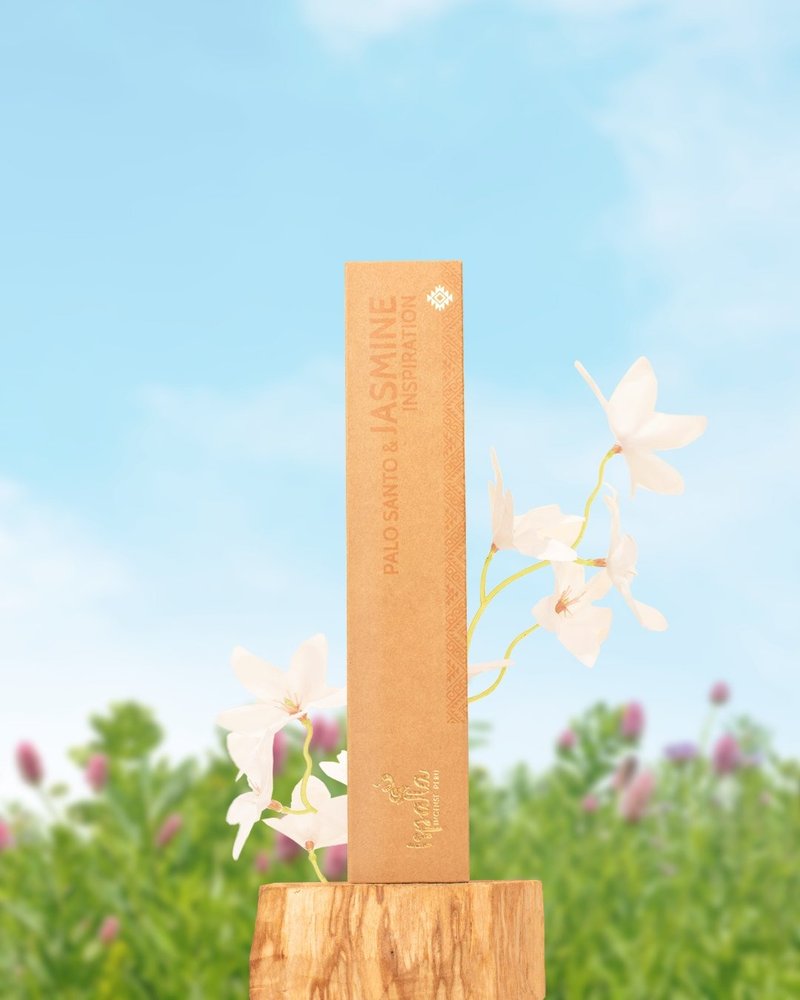 Ispalla Palo Santo & Jasmine 圣木&茉莉 线香 10支 秘鲁圣木线 - 香薰/精油/线香 - 其他材质 黄色