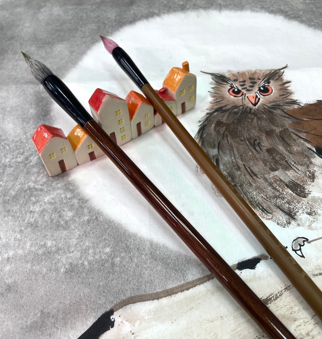 小屋子 笔山 笔座 - 笔筒/笔座 - 陶 蓝色