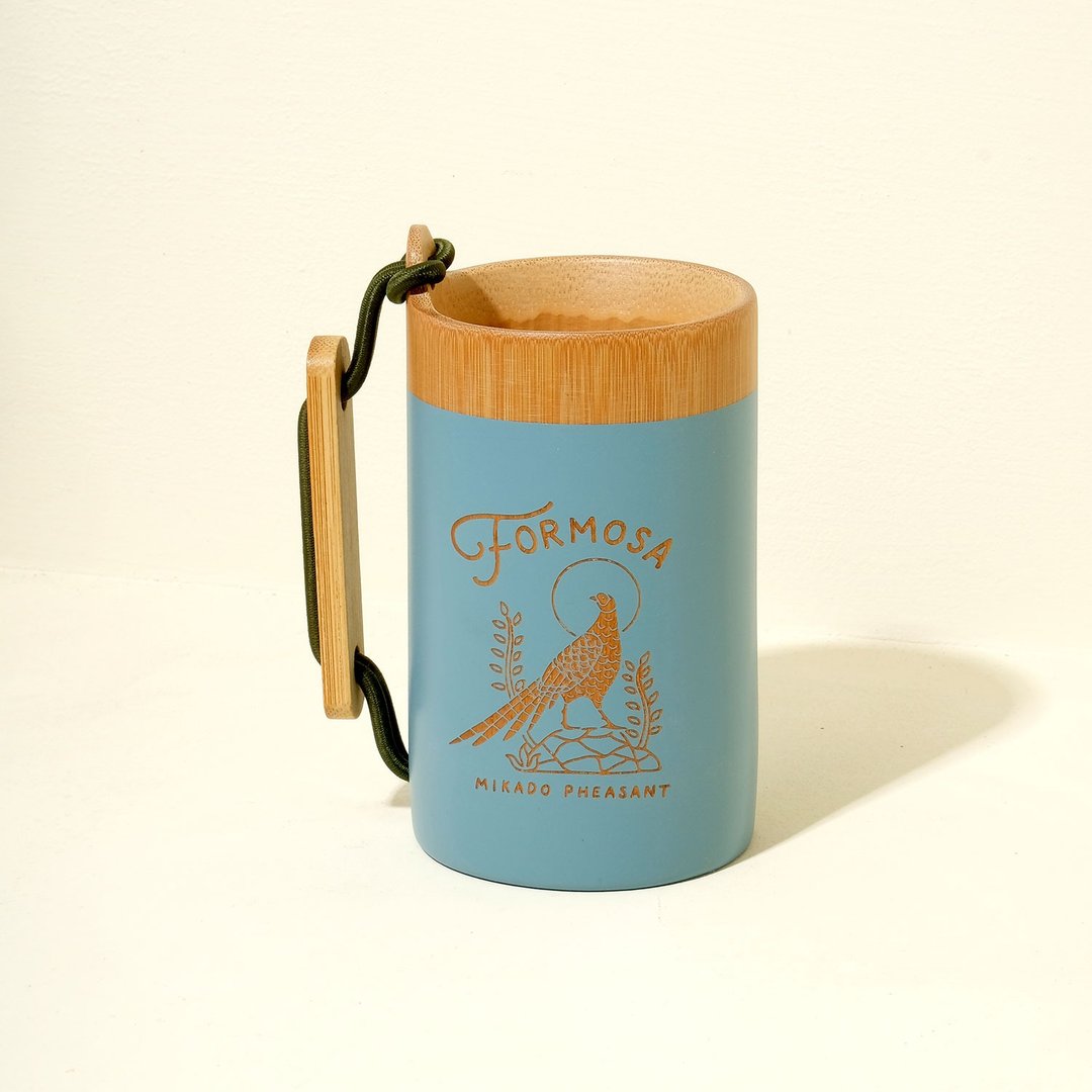 Outdoor Cup 元气凹豆杯( 帝雉款 ) - 咖啡杯/马克杯 - 竹 卡其色