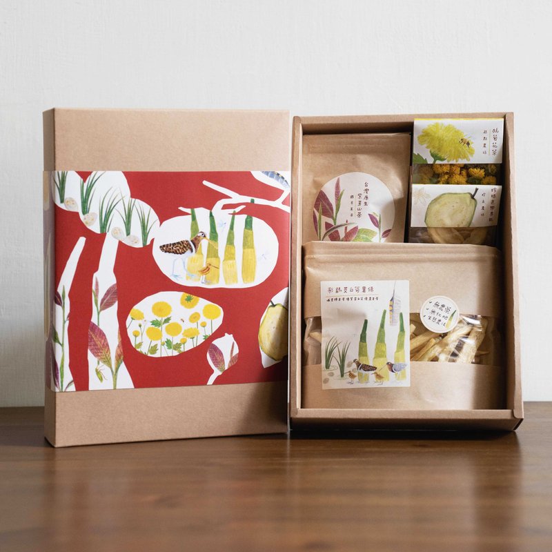 【独家礼盒】小农礼盒 | 回家-五入包邮/优惠组-台式零嘴礼盒 - 零食/点心 - 新鲜食材 卡其色