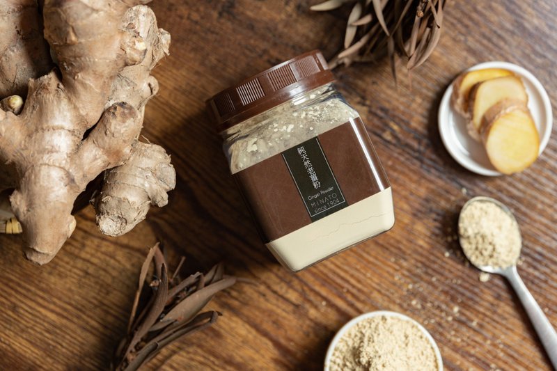 【茶粒茶】纯天然老姜粉 轻巧瓶(100g) - 健康/养生 - 新鲜食材 咖啡色