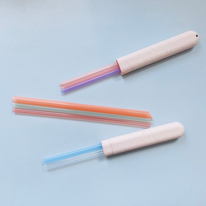 【美吉吸管 x 26cm】适用冰霸杯/大容量环保杯/良杯850ml/ - 环保吸管 - 其他材质 多色