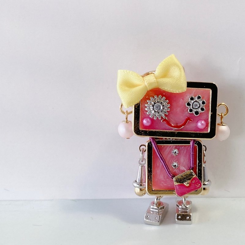 【机器人配件】机器人挂件 - 项链 - 塑料 粉红色