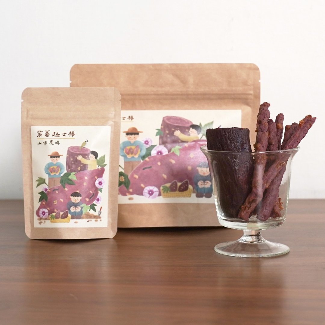 【小农礼品】紫薯起士棒 | 紫心地瓜/友善小农/小农零嘴 - 零食/点心 - 新鲜食材 紫色
