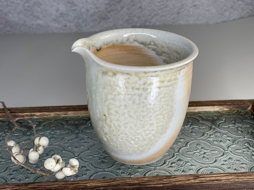 柴烧瓷重落灰公杯 - 茶具/茶杯 - 陶 
