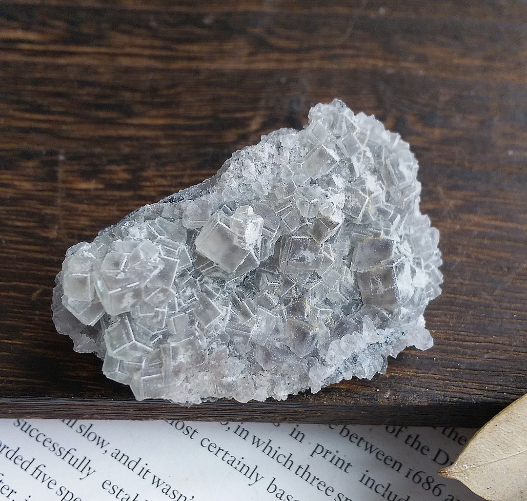 Fluorite 福建产地  素描萤石 白萤石 天然矿石 原矿 - 摆饰 - 其他材质 