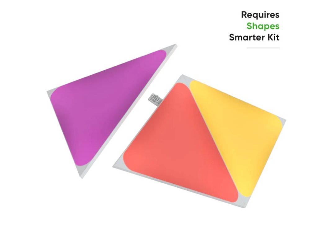 Nanoleaf Shapes Triangles 三角形智能灯板扩充装 (3 块) - 灯具/灯饰 - 塑料 白色