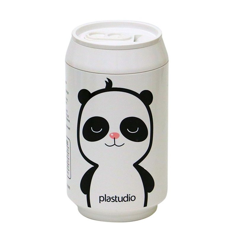 PLAstudio ECO CAN-Panda 玉米环保杯 ECO CAN-胖达-熊猫系列-白色 - 咖啡杯/马克杯 - 其他材质 白色