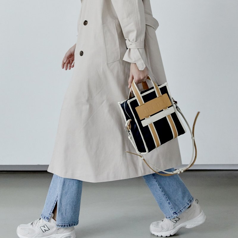 Camille Vanila 3Way 手提包（高清尼龙 + 意大利牛皮） - 手提包/手提袋 - 其他材质 多色