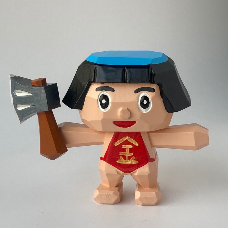 金太郎 - 摆饰 - 木头 