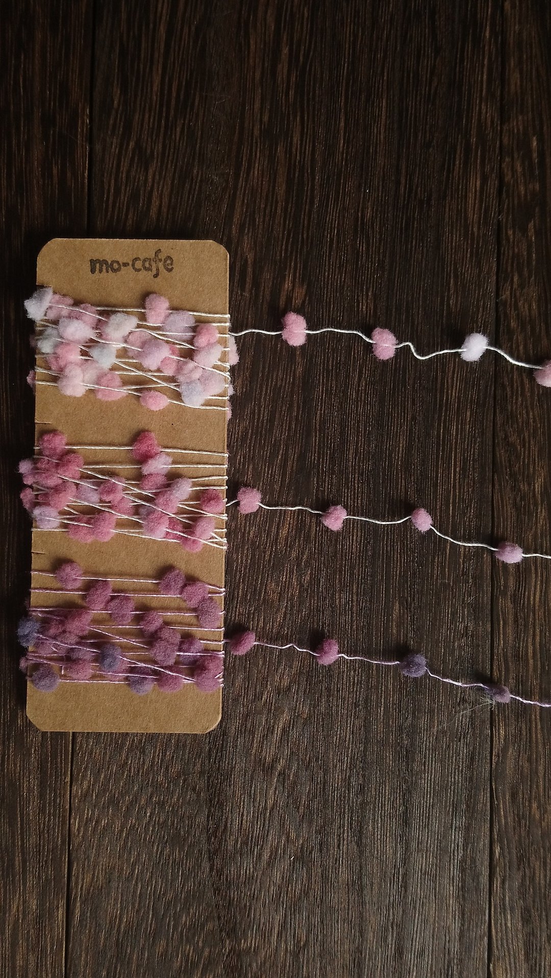 Diary decoration Konpeito 1m 3 pairs - 编织/刺绣/羊毛毡/裁缝 - 棉 粉红色
