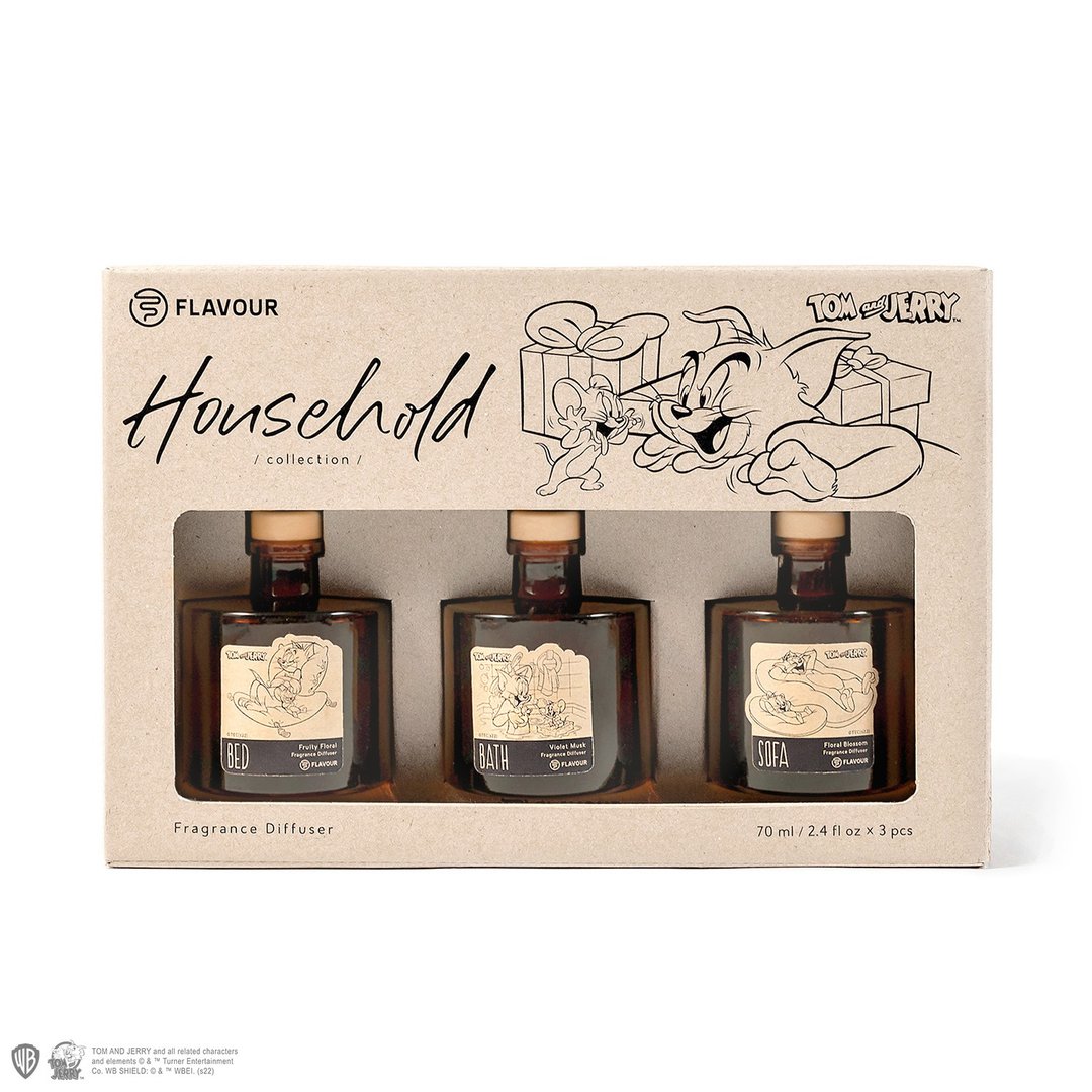 FLAVOUR TOM & JERRY宠物友善香氛系列 HOUSEHOLD | 香氛扩香礼盒 - 香薰/精油/线香 - 其他材质 