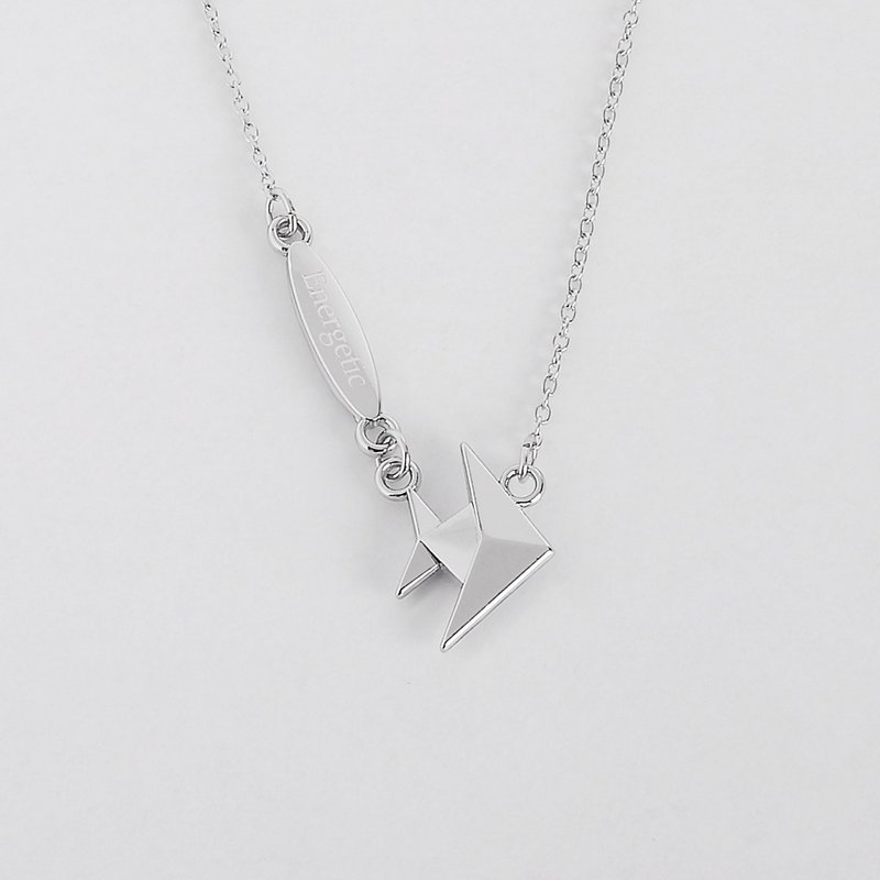 动物折纸项链 / 神仙鱼 (Energetic) | 女友闺密家人送礼纪念礼物 - 项链 - 其他金属 