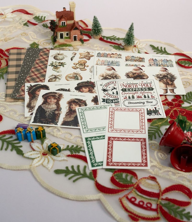 Holiday Green Pack - 便条纸/标签贴 - 纸 