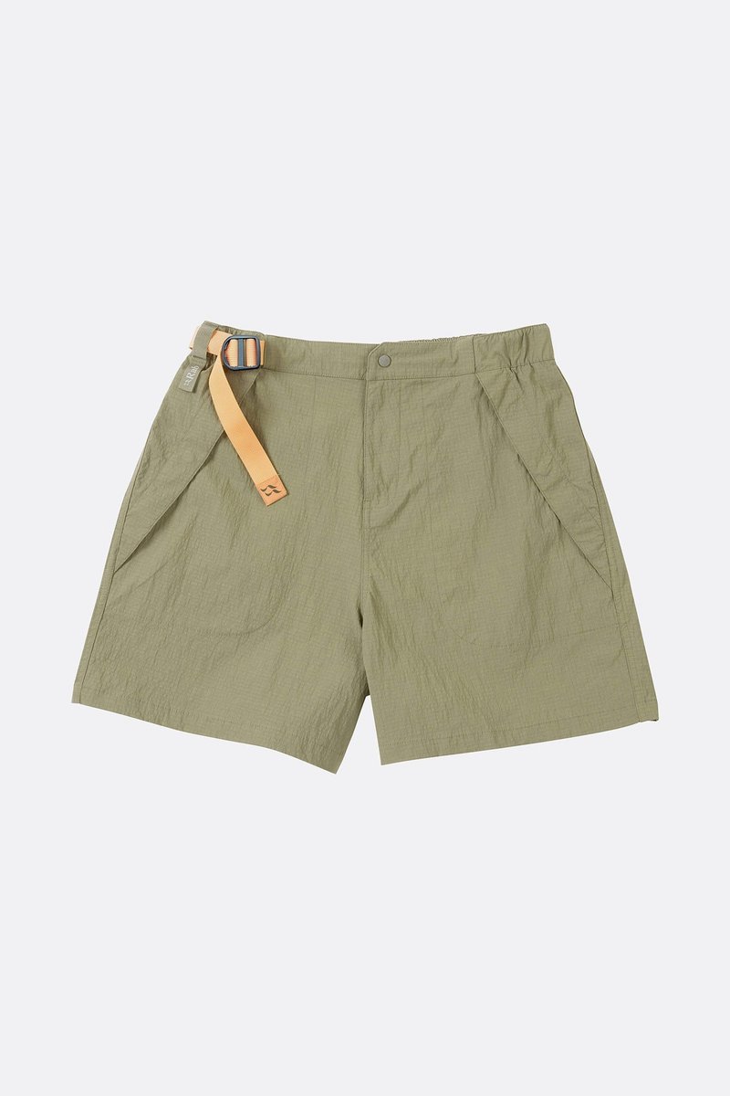 【Rab】Women's Dovestone Shorts  女 浅卡其 - 女装运动裤 - 聚酯纤维 绿色