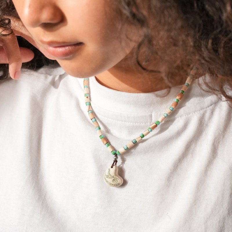 【原风艺站】多款陶土短链 | 原住民 族服 台湾印象 丰年祭 - 项链 - 陶 