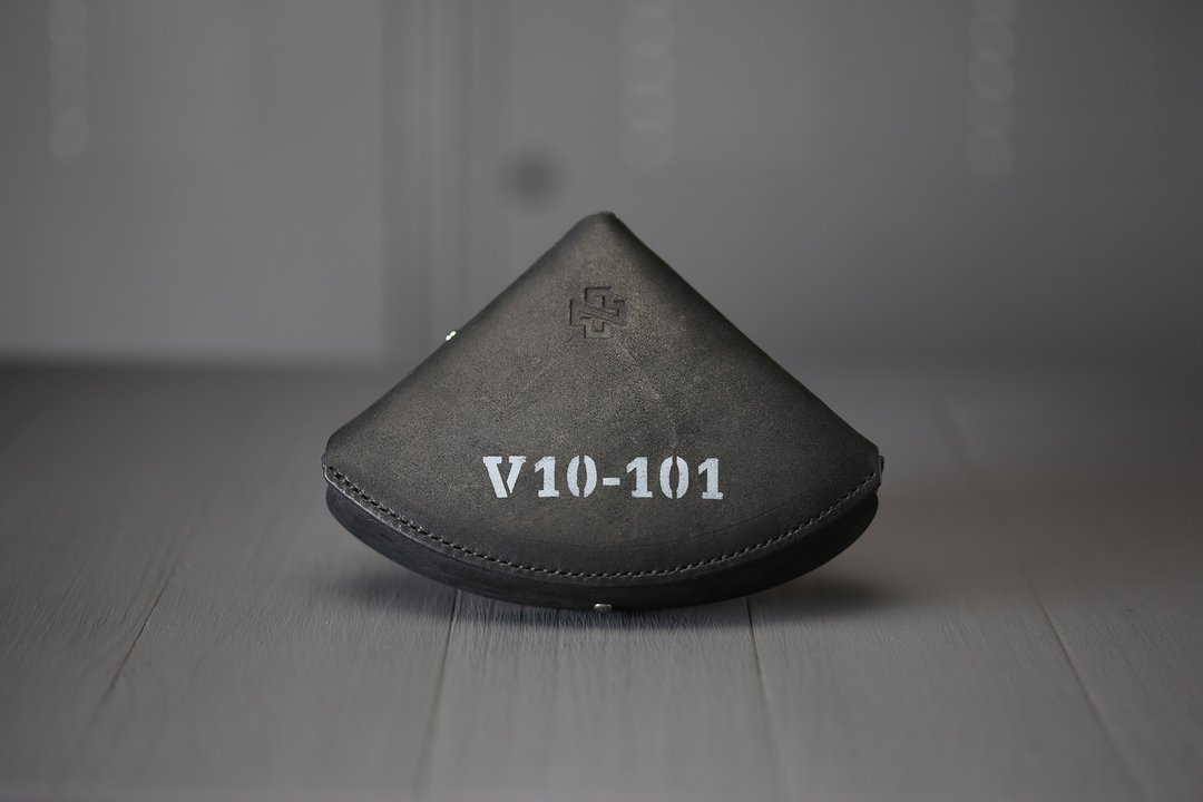 HARIO V60 / KALITA咖啡滤纸牛革收纳包 外出携行包 二战军品风格 - 其他 - 真皮 咖啡色
