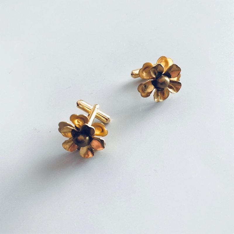 袖扣【花朵造型】 - 袖扣 - 铜/黄铜 