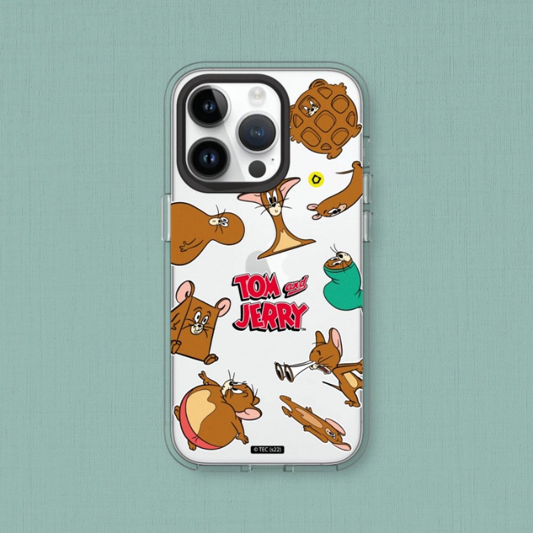 Clear手机壳∣汤姆猫与杰利鼠/贴纸系列-杰利鼠变形 for iPhone - 手机配件 - 塑料 透明
