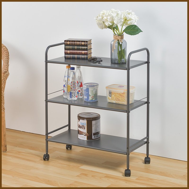 【ikloo】移动式三层收纳架 - 收纳用品 - 其他材质 