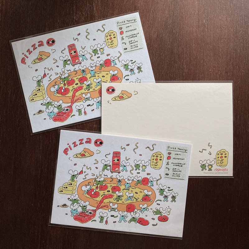 07/明信片 - 卡片/明信片 - 纸 白色