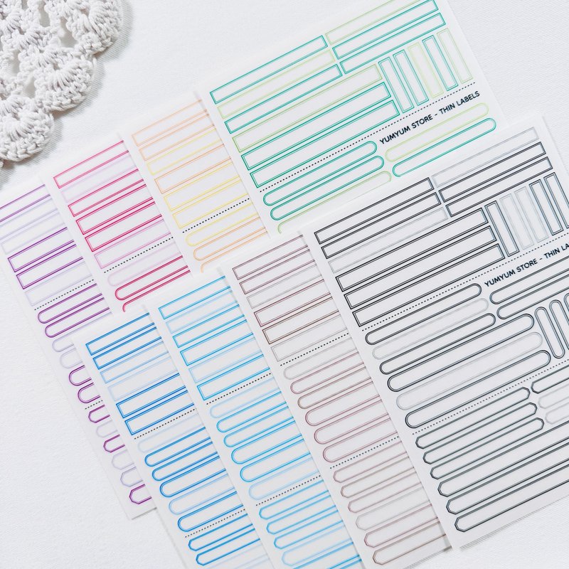 薄标透明贴纸 - 贴纸 - 其他材质 