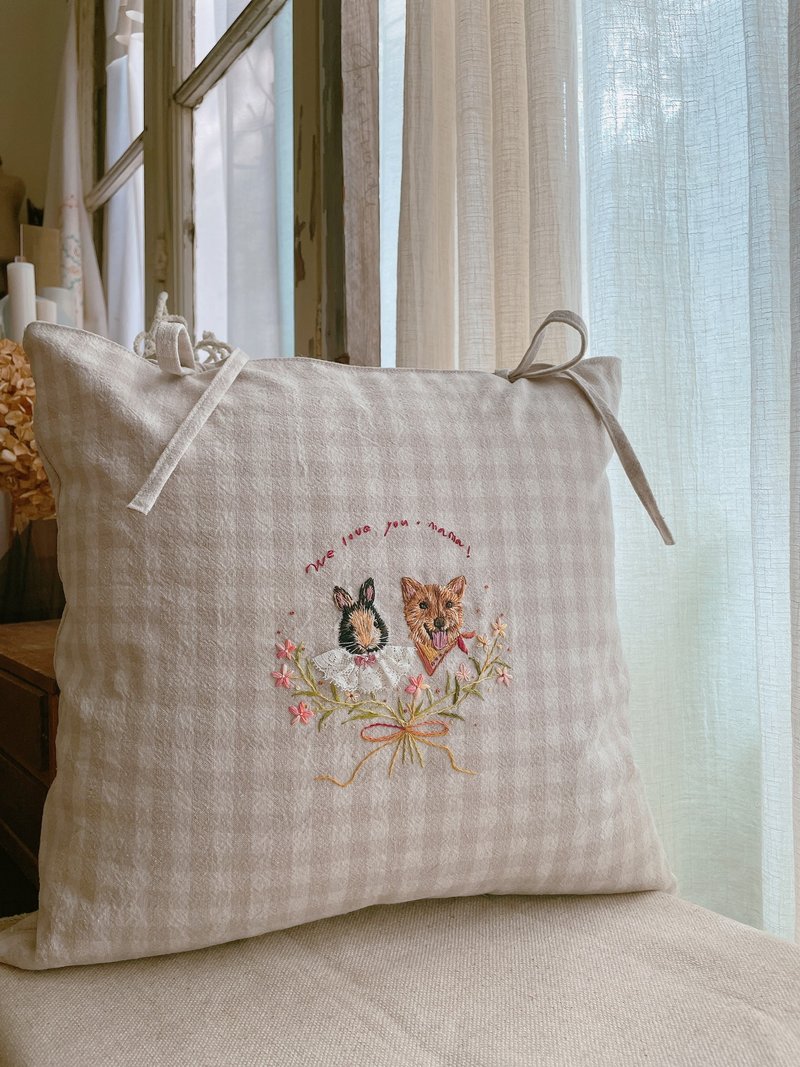 刺绣抱枕 -买家 ckyi 专属卖场- - 枕头/抱枕 - 棉．麻 